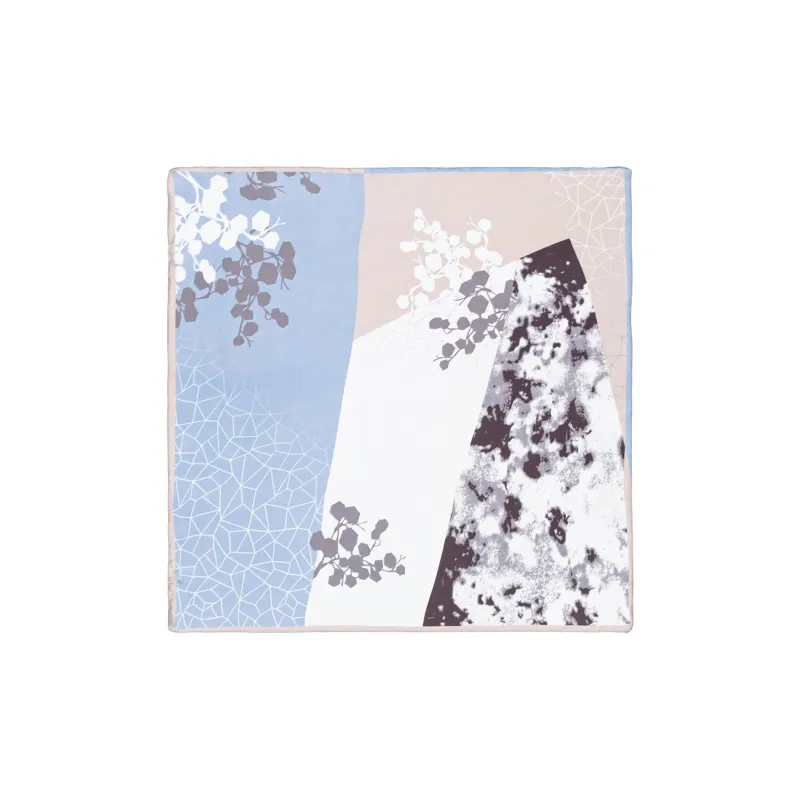 Shanghai Story 100% Mulberry Silk Silk Scarves Women's Patch Bamboo Leaf Flower Gift Box Set-72