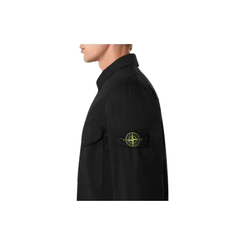 STONE ISLAND Compass badge Shirt Jacket-5