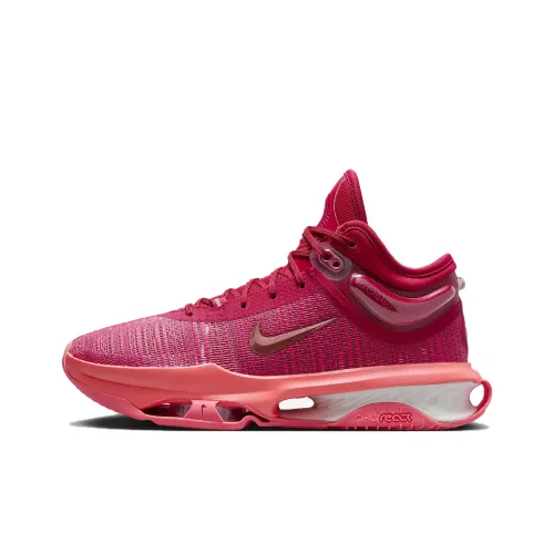 Nike Air Zoom G.T. Jump 2 Basketball Shoes Men Mid-Top Red/Pink/White