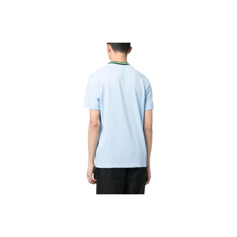 LACOSTE Logo-embroidered Piqué T-shirt-3
