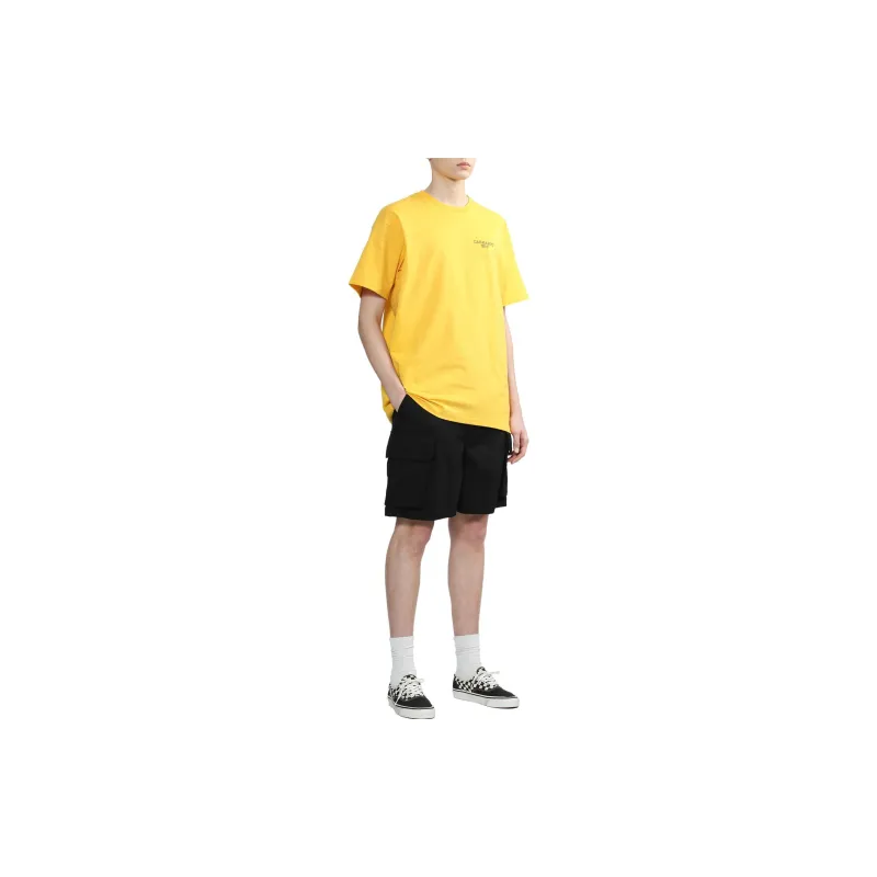 Carhartt WIP T-Shirts Men Yellow-4