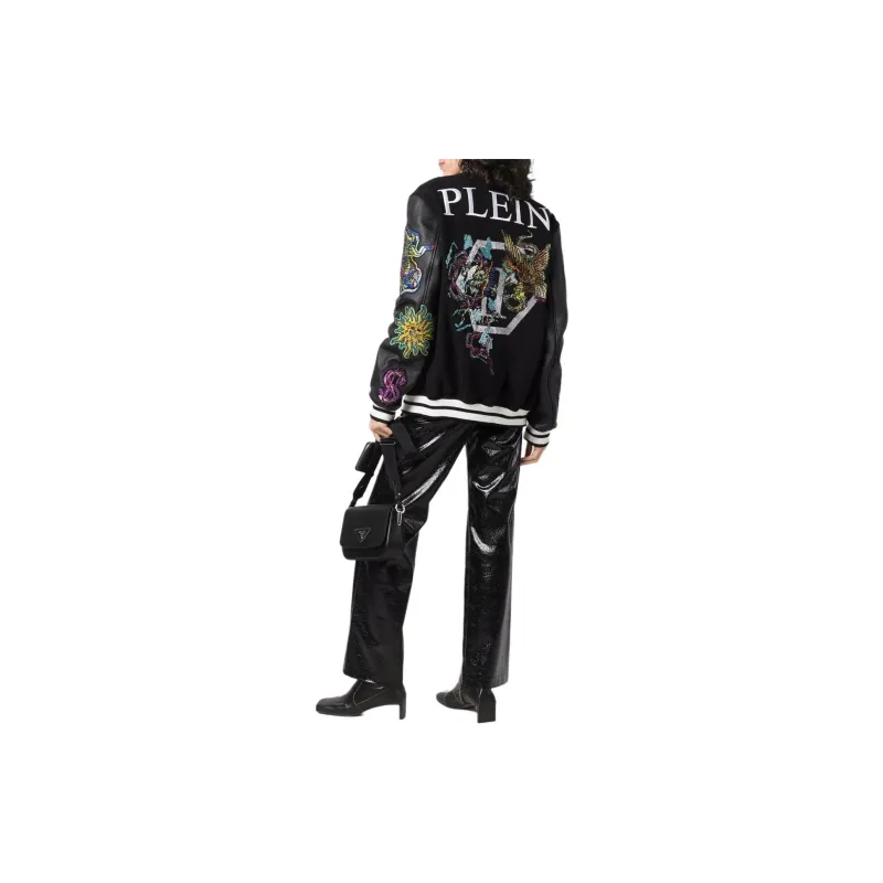 PHILIPP PLEIN Varsity Bomber Jacket-2