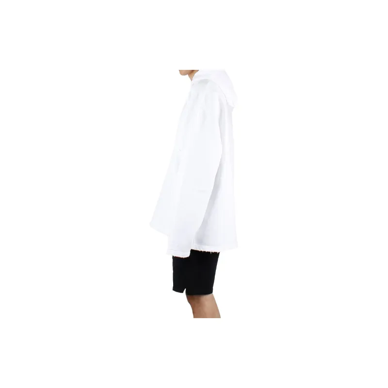 Balenciaga Blurry Logo Print Hoodie-5