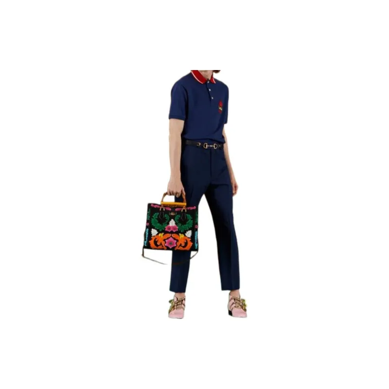 GUCCI Web detail Tailored Trousers-1