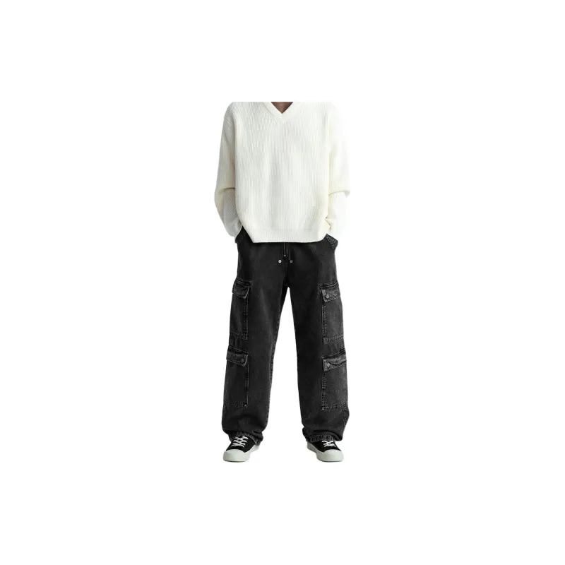 ZARA Jeans Men Black-2