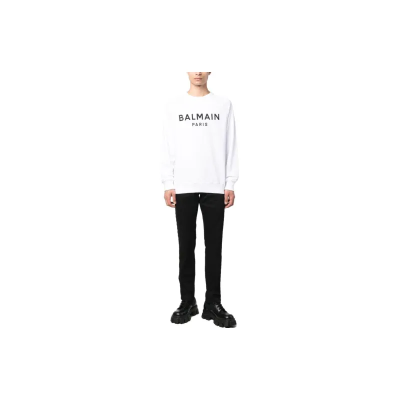 BALMAIN SS23 Sweatshirt Men's White-1