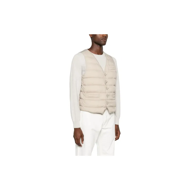 HERNO V neck Down Gilet-1