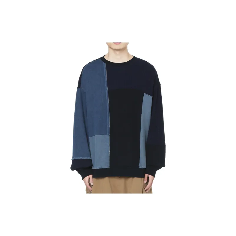 FIVE CM Sweatshirts Men NYX/Navy Blue-3