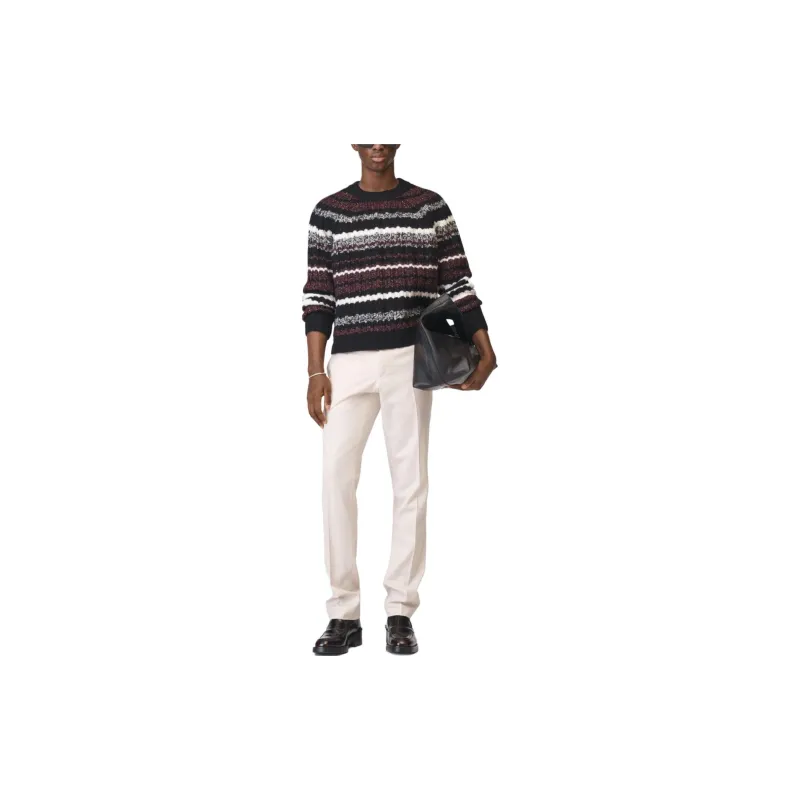 ZARA Sweater Men's Burgundy Red-2