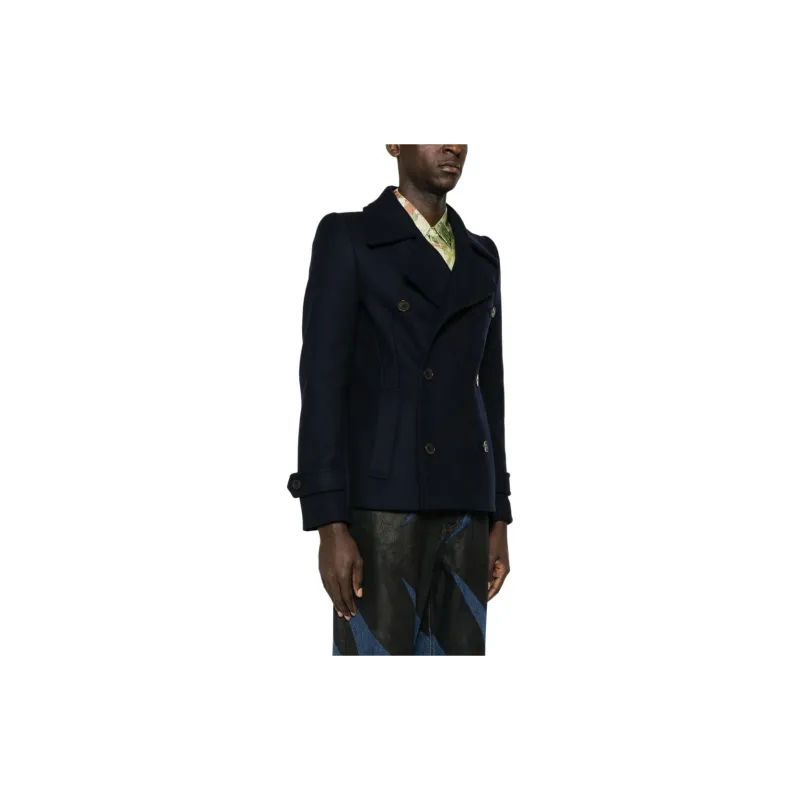 DRIES VAN NOTEN Coat Men's Marine Blue-2