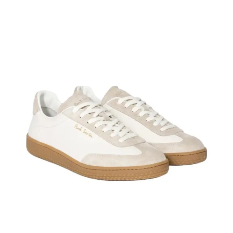Paul Smith Como Low Top Skateboard Shoes Men's White-2