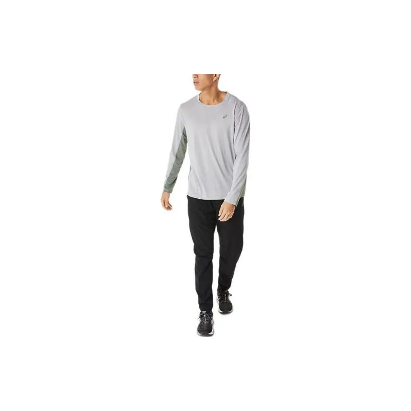 Asics Train Sana Long Sleeve T-Shirt Men's Gray-3