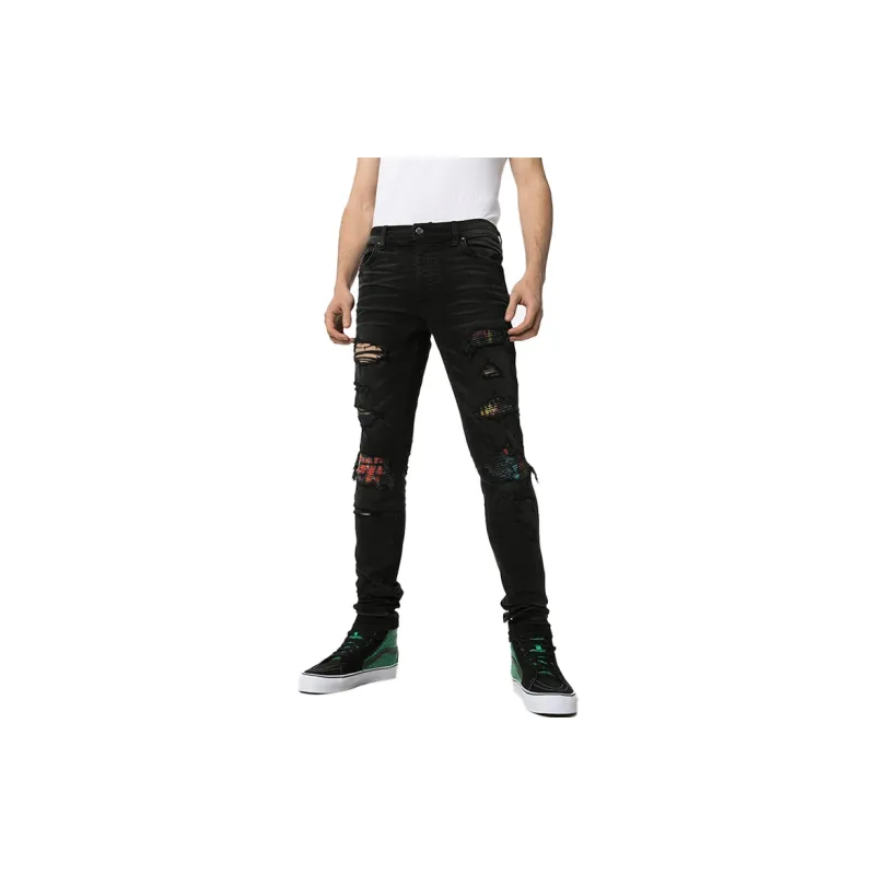 AMIRI MX1 Skinny Fit Vintage Tee Animation Jean-1