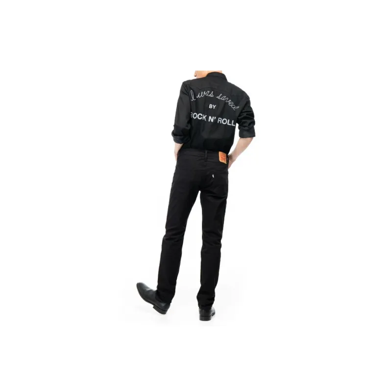 Levis Shirts Men Black-3