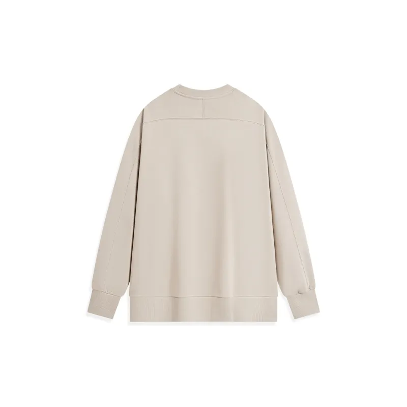 XTEP Sweatshirt Unisex Latte Brown-1