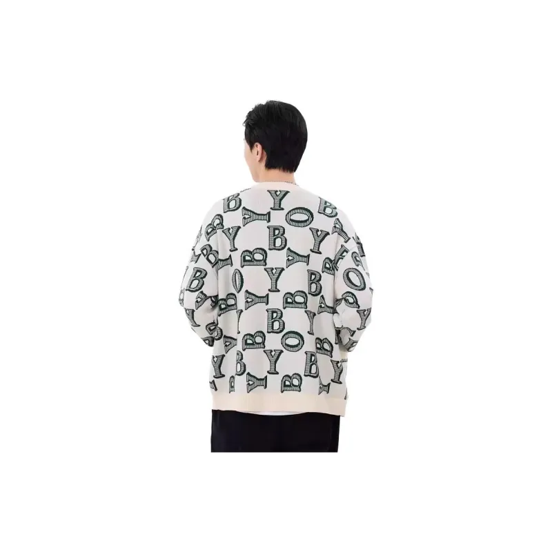 Boy London Knitwear Unisex Ecru-4