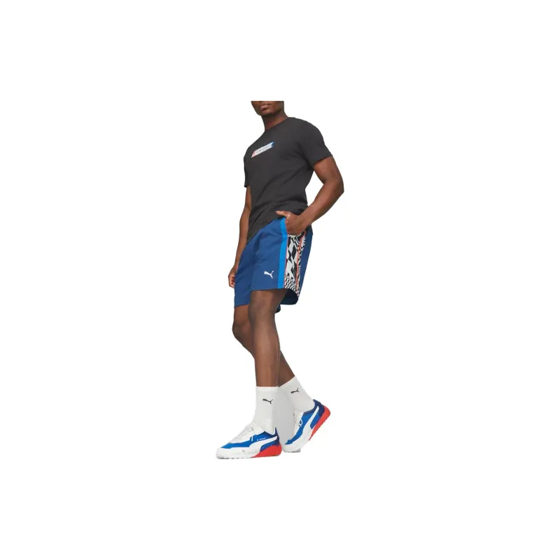 PUMA BMW M Motorsport Casual Shorts Men Blue-3