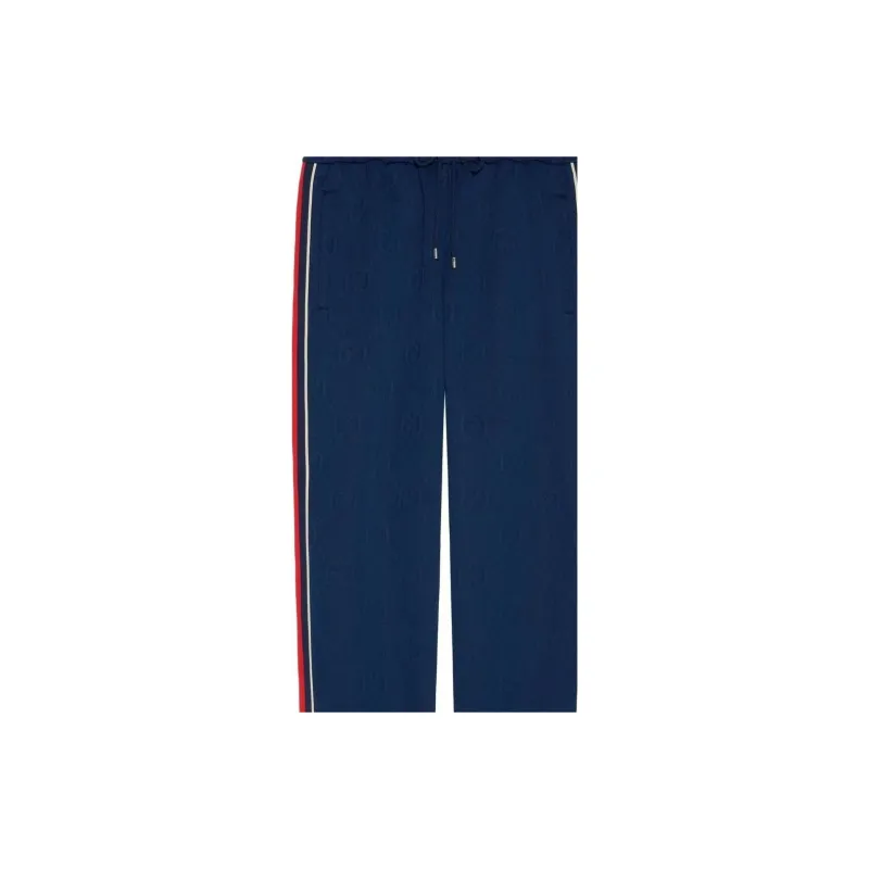 GUCCI Knitted Sweatpants Men's Blue-4