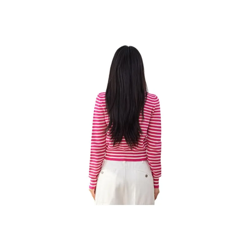 La Chapelle Knitwear Women's Rose Red-0