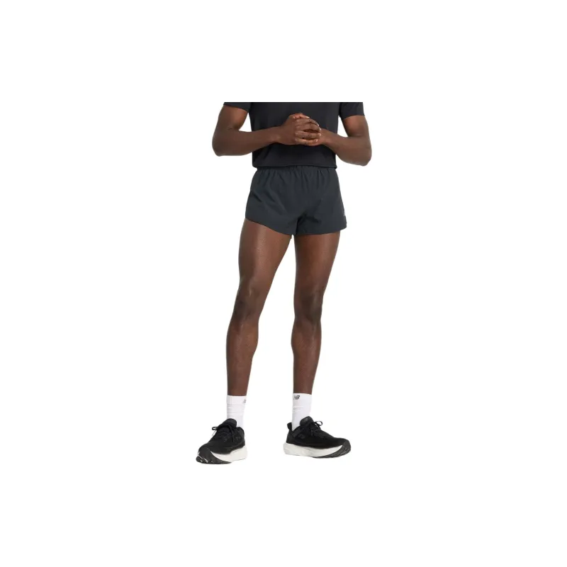 New Balance RC Split Short Casual Shorts Men's Black-2