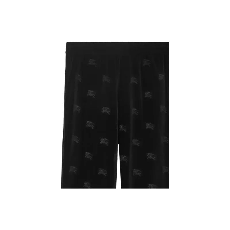 Burberry Ekd Velvet Track Pants-4