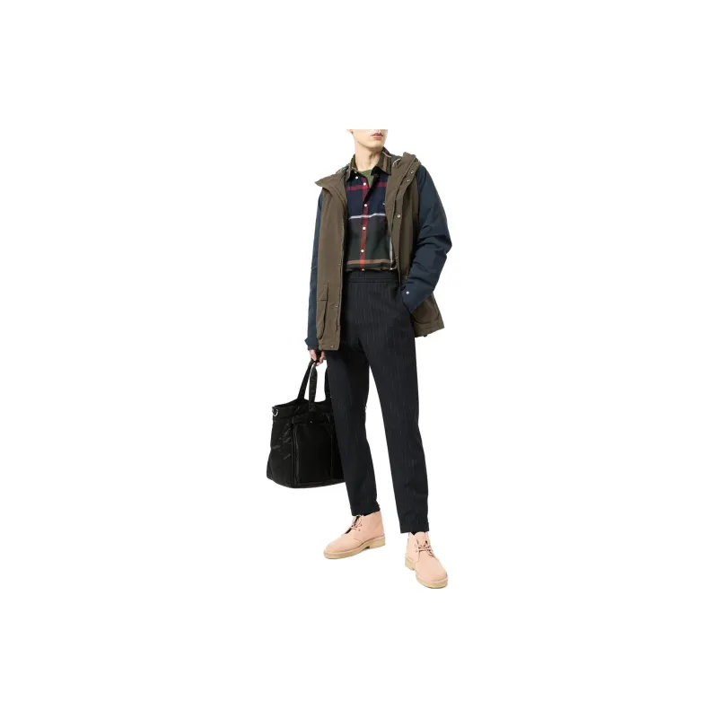 BARBOUR Renford Oversized Long-Sleeved Tartan Shirt-3