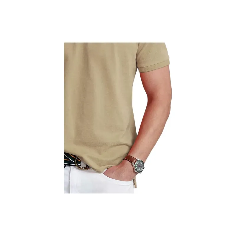 Polo Ralph Lauren SS23 Polo Shirt Men's Khaki-4