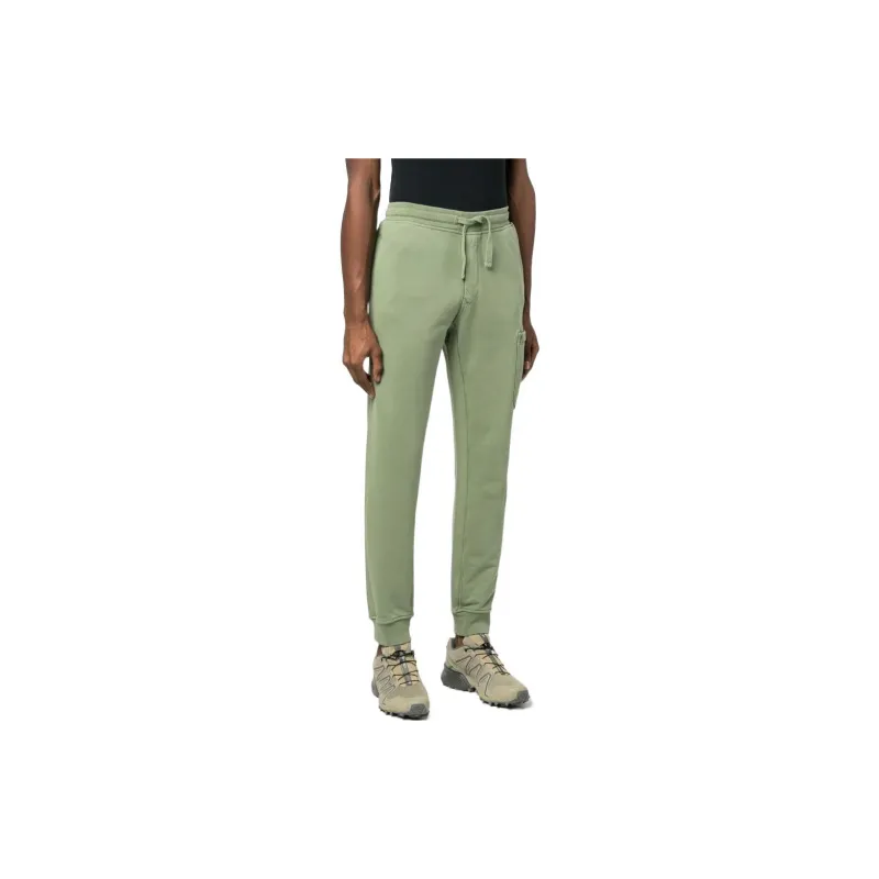 STONE ISLAND Knitted Sweatpants Men Green-3