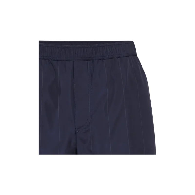 Brunello Cucinelli Logo Patch Striped Shorts-5