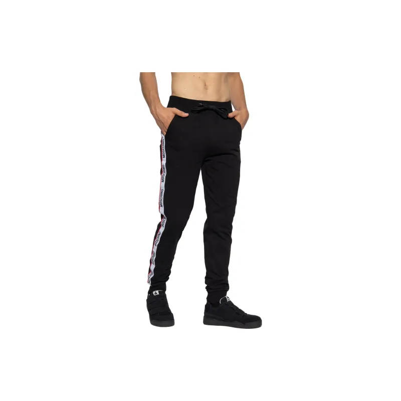 MOSCHINO Logo Tape Drawstring Sweatpants-3