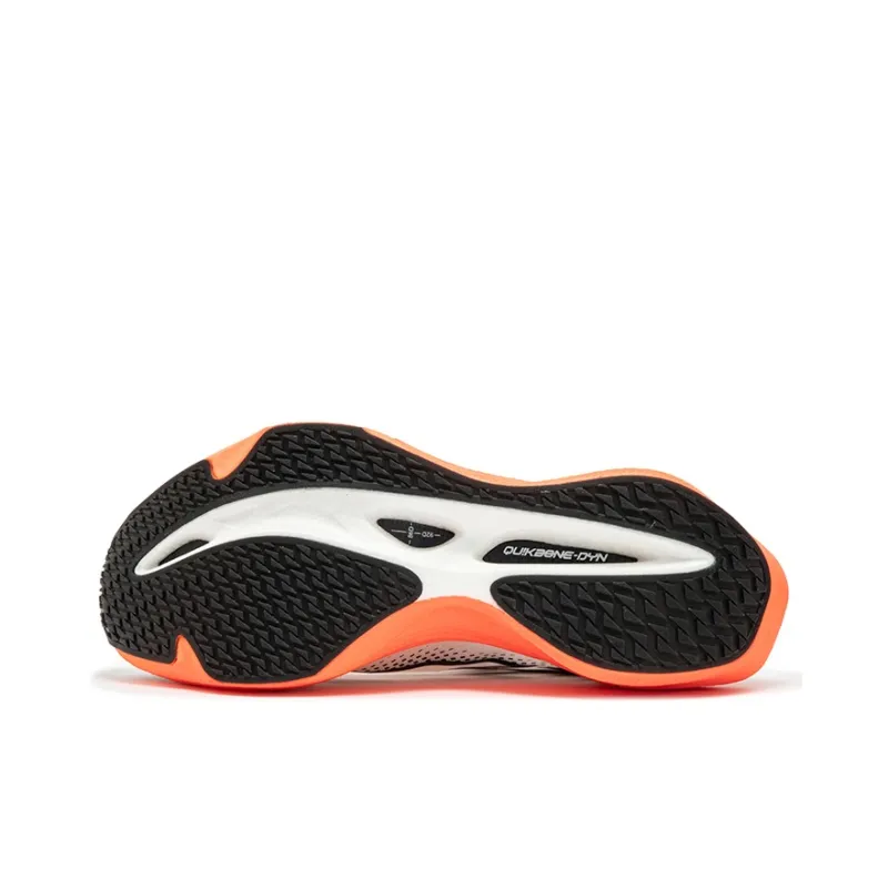 361° Flying Flame 3.5 Cushioning Anti-Slip Wear-Resistant Breathability Low-Top Running Shoes Unisex White Orange-4