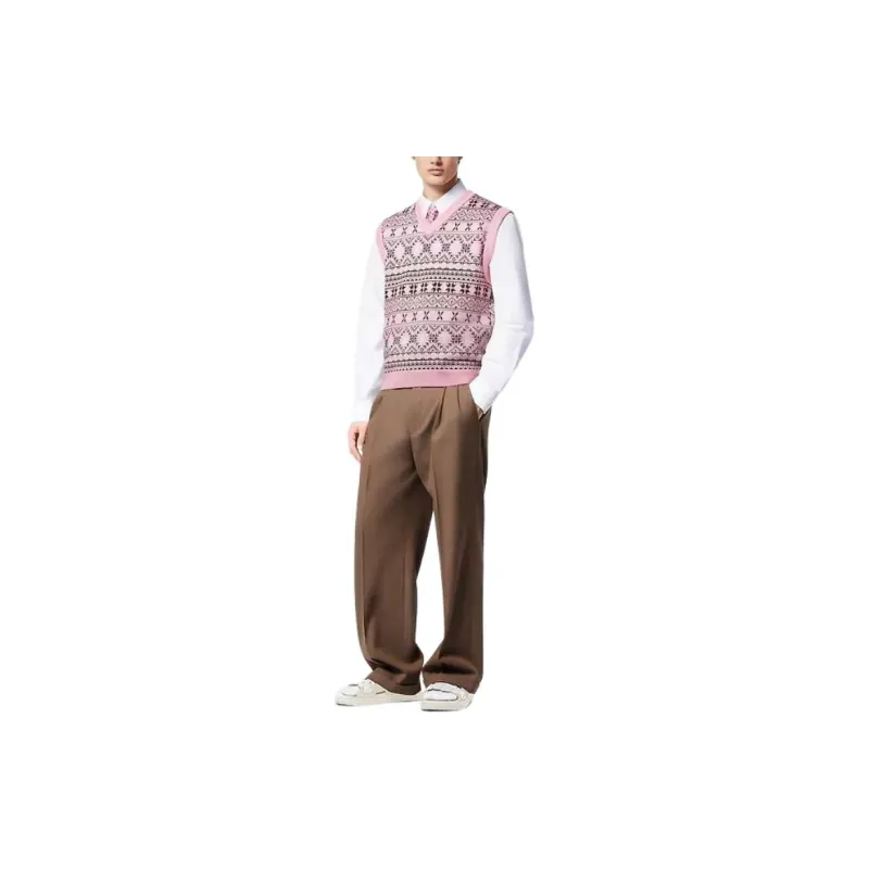 LOUIS VUITTON By Tyler The Creator Fair Isle Jacquared Merino Wool Vest-4