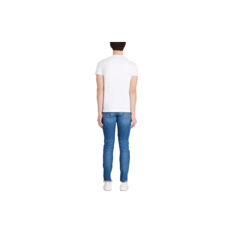 BALMAIN T Shirts Men White-3
