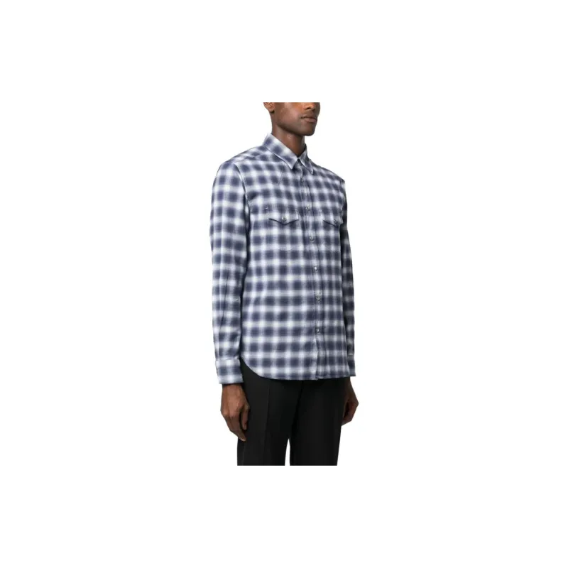 TOM FORD Shirts Men Blue-2