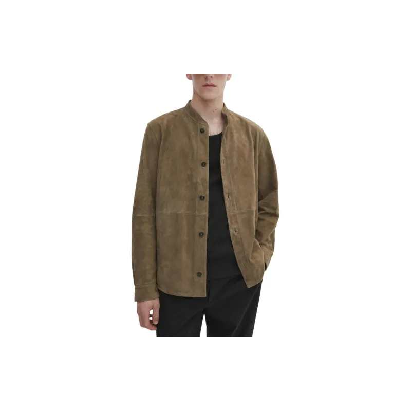 Massimo Dutti Jackets Coats Men's Olive Green-3