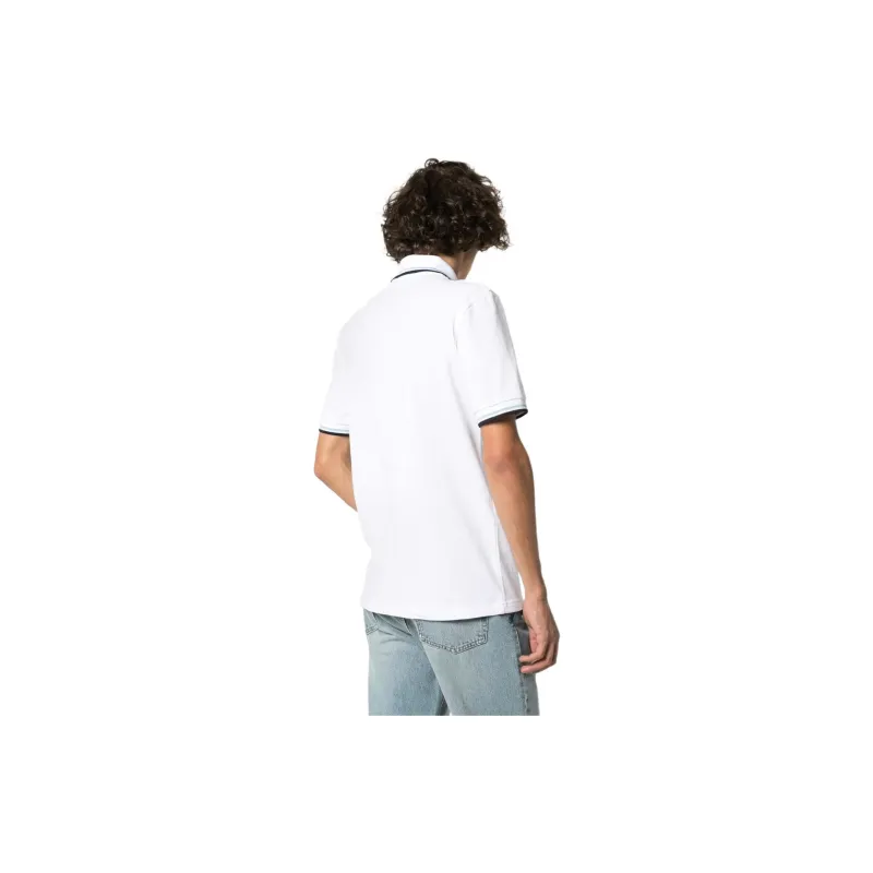 FRED PERRY Striped Trim Polo Shirt-4