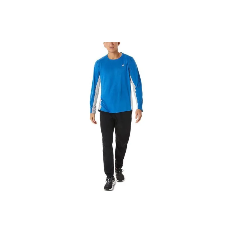 Asics Train Sana Long Sleeve T-Shirt Men's Blue-1