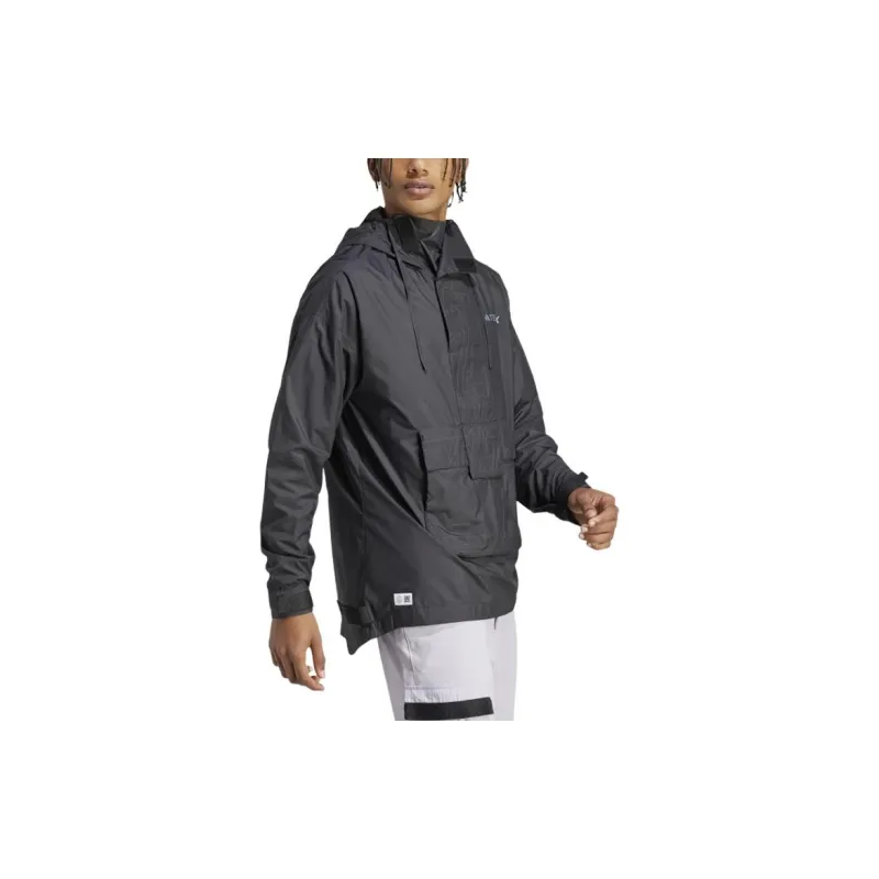 Adidas Terre Windproof Windbreaker Jacket Men's Black-3