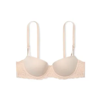 Victoria's Secret PINK Wink Lightly Lined Balconette Bra / Marzipan Bra Women's Almond Candy