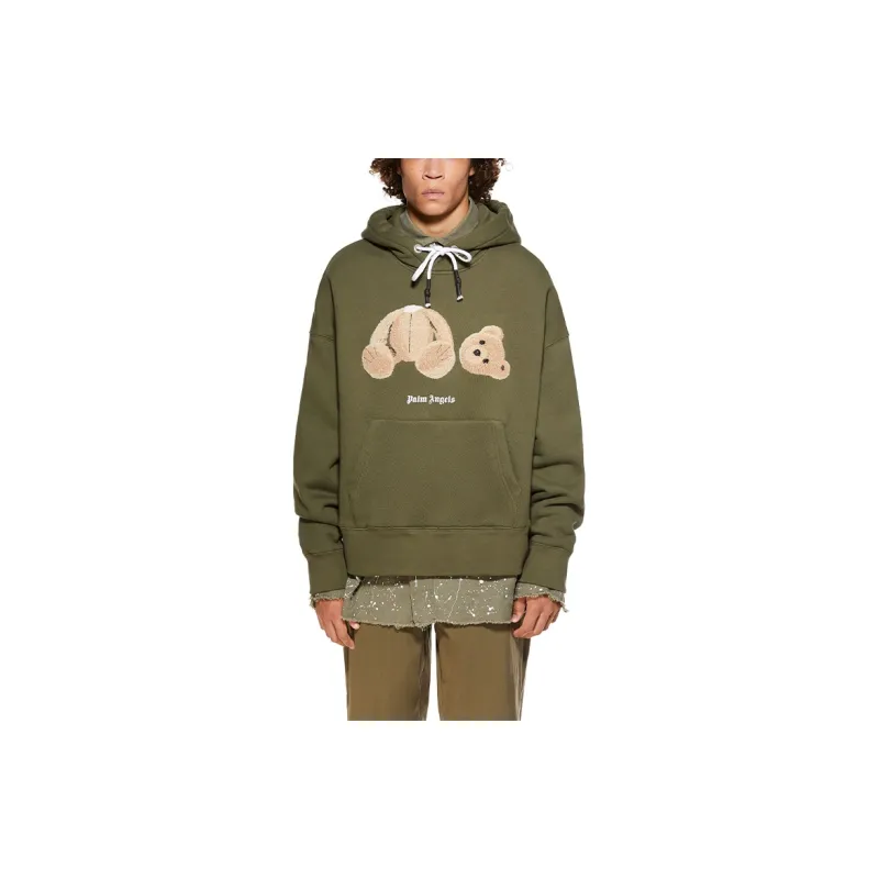 PALM ANGELS Bear Hoodie-4