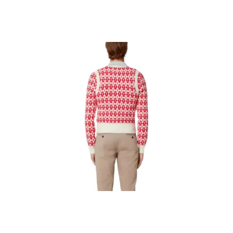 AMIPARIS Ami De Coeur Argyle Vest-2