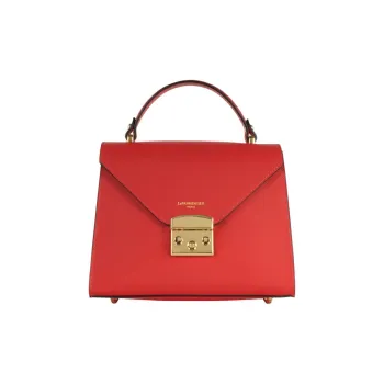 Le Parmentier Calfskin Shoulder Bag Crossbody Bag Handbag Regular Women's Red