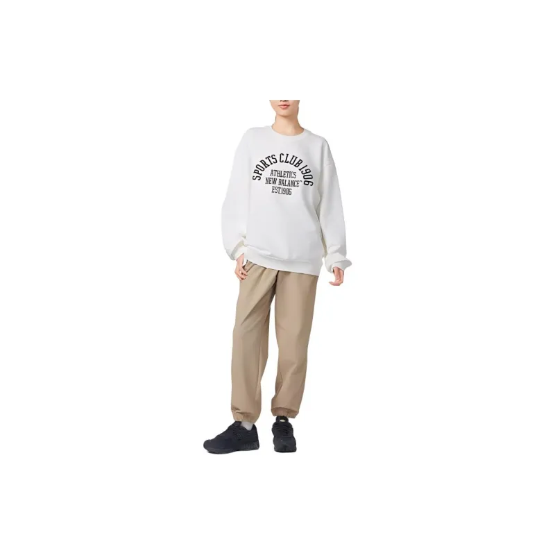 New Balance Sport Club Sweatshirt Unisex White-3