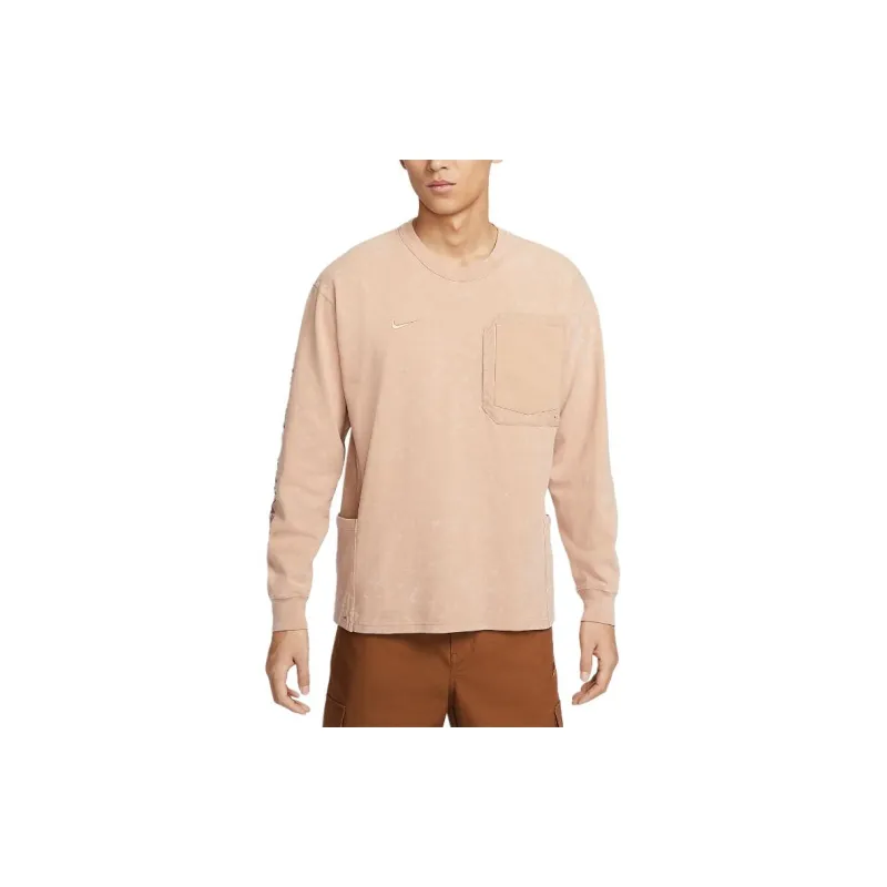 Nike Sportswear Premium T Shirt Men's Light Khaki-5