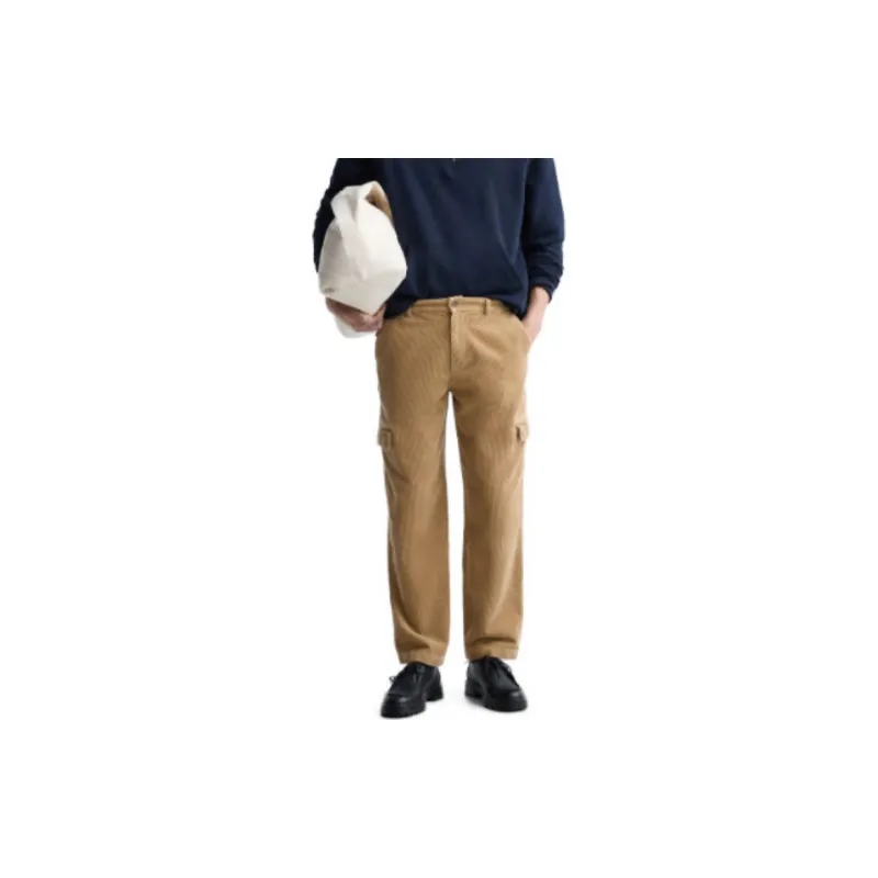 ZARA Cargo Pants Men Beige-3