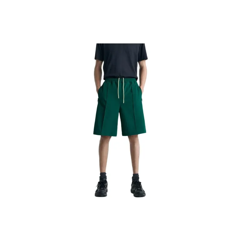 ZARA Casual Shorts Men Green-2