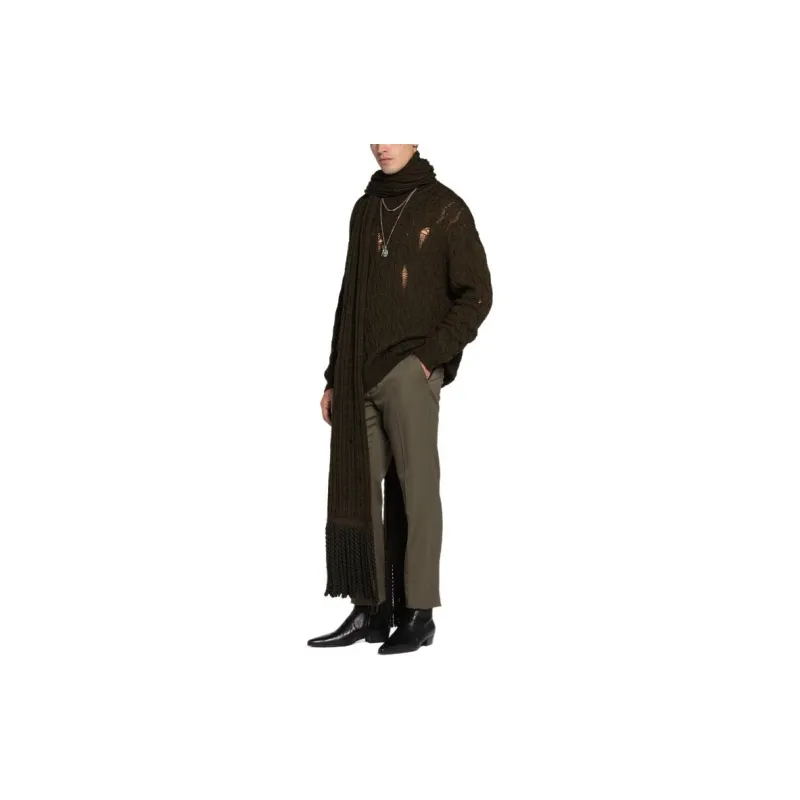 Roberto Cavalli Straight-leg Wool Trousers-3