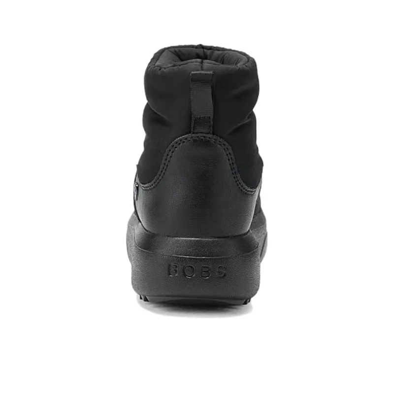 Skechers Bob's Warm Slip Resistant Short Snow Boots Women's Black-3