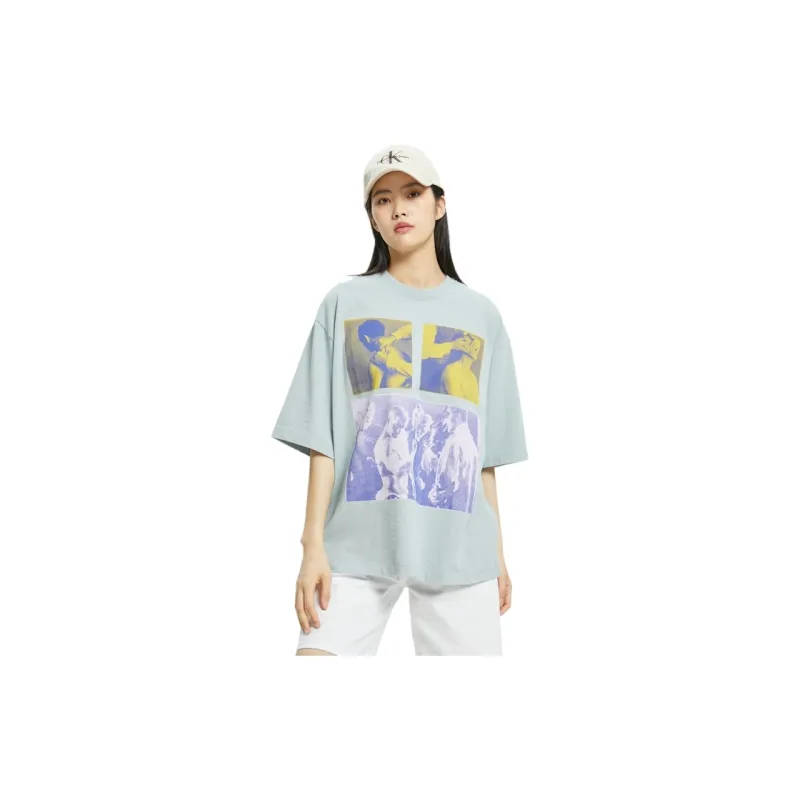CALVIN KLEIN T Shirt Unisex Blue-2