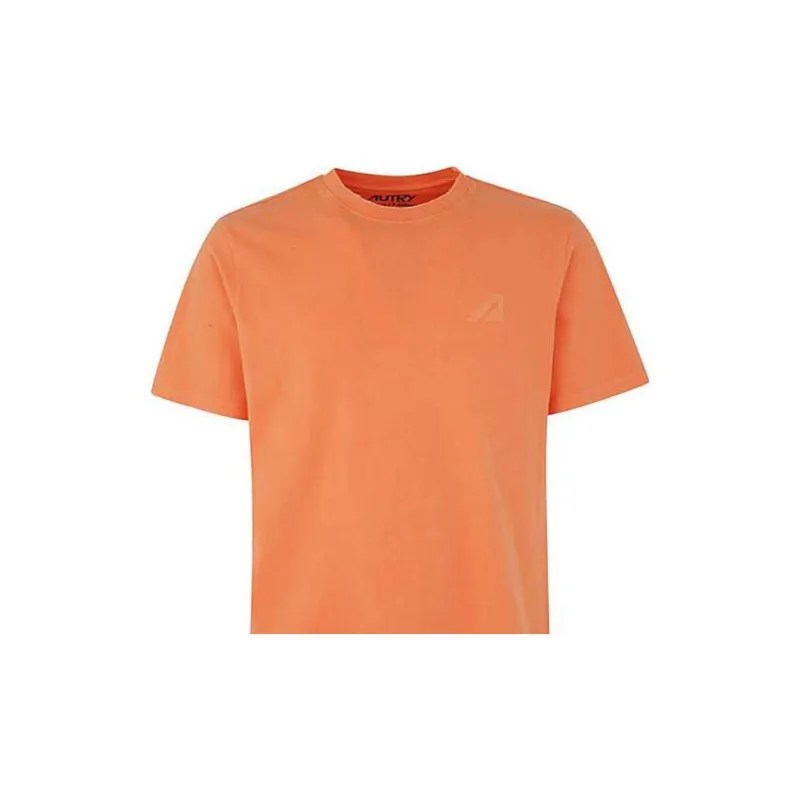 AUTRY Logo Debossed Crewneck T Shirt-4